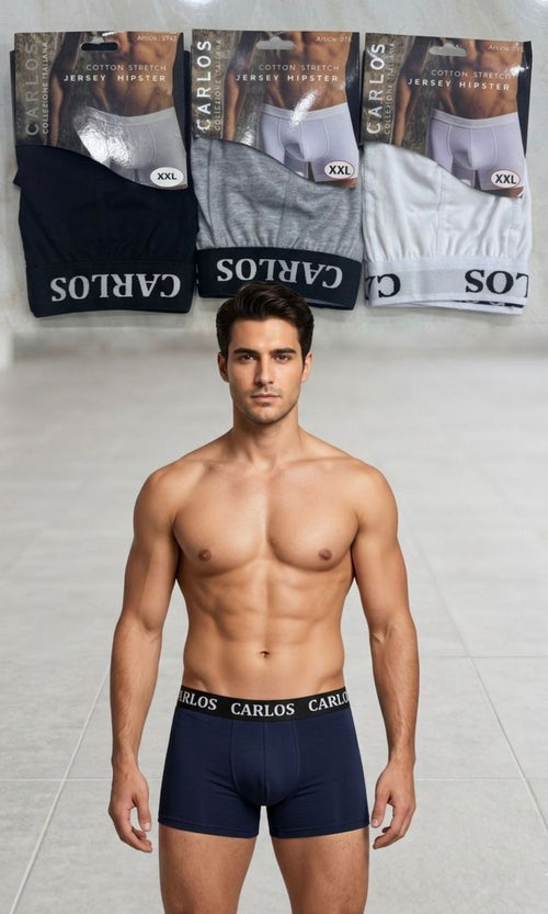 Pack 3 Boxers Homme en coton
