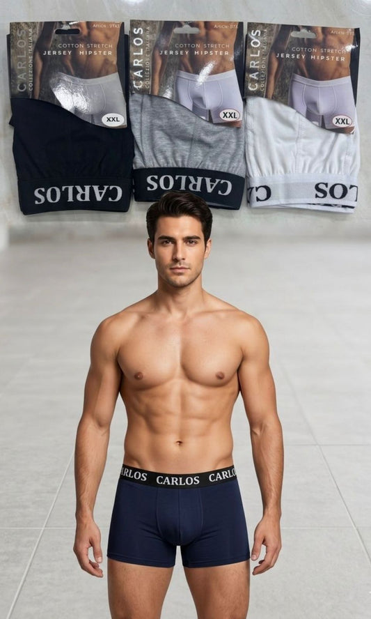 Pack 3 Boxers Homme en coton