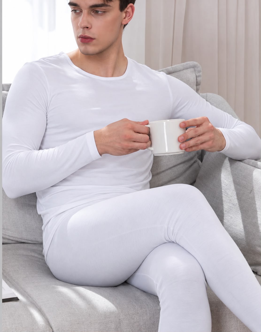 Ensemble Thermique Homme – Haut à Manches Longues et Pantalon