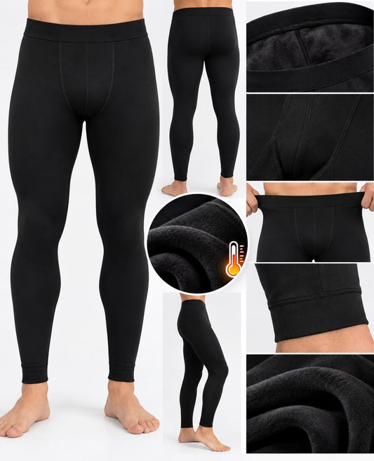 Legging Thermique Homme Doublé Polaire