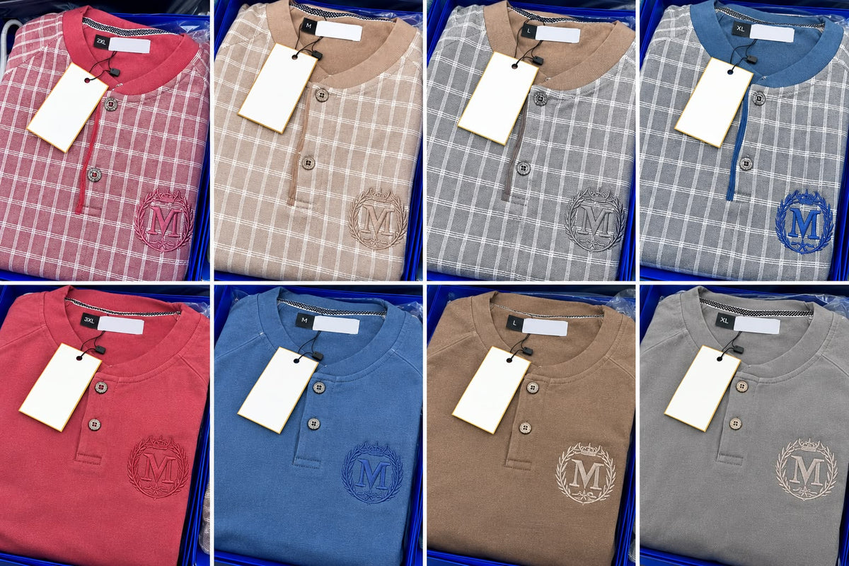 Pyjama Homme 2 Pièces à Manches Longues – Ensemble Confortable
