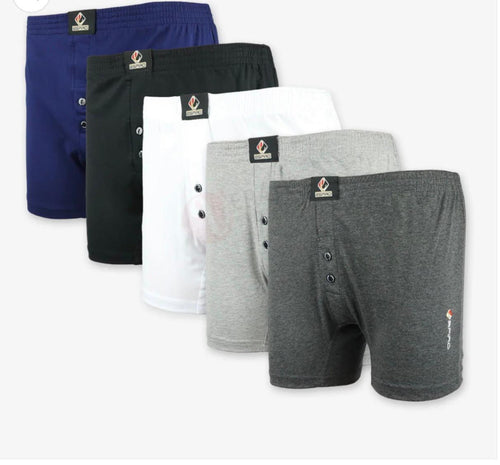 Pack de 5 Boxers Homme 100% Coton – Confort Premium & Respirabilité
